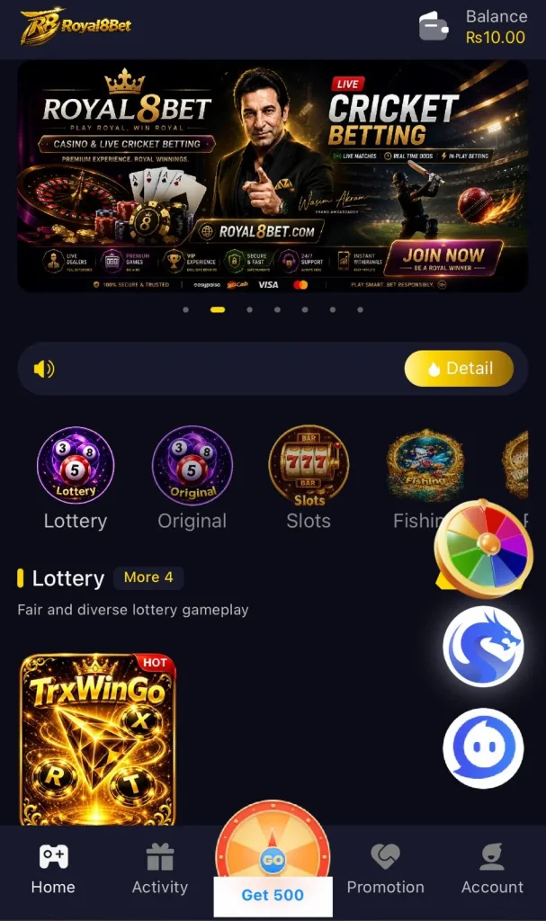 Royal8Bet game