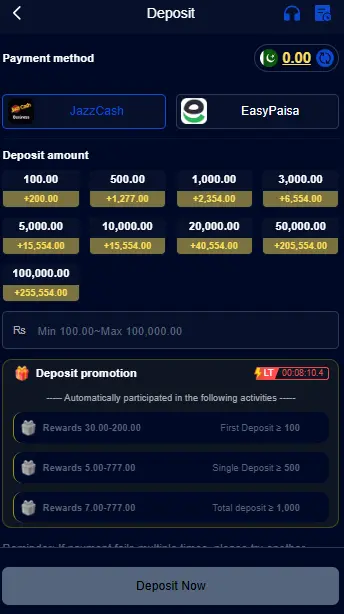 EP567 game deposit