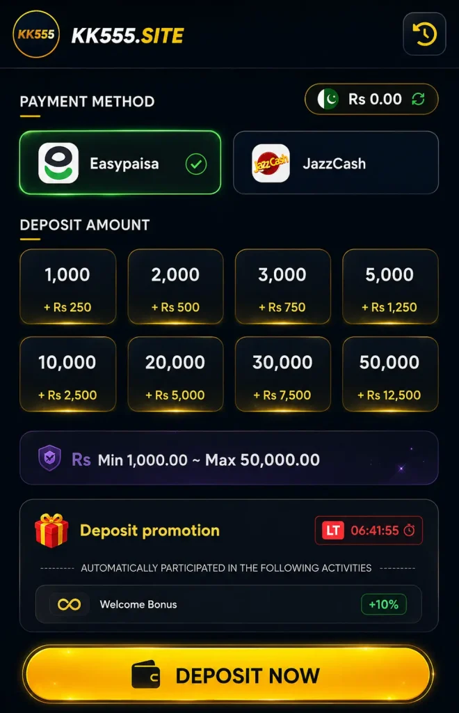 KK555 game deposit