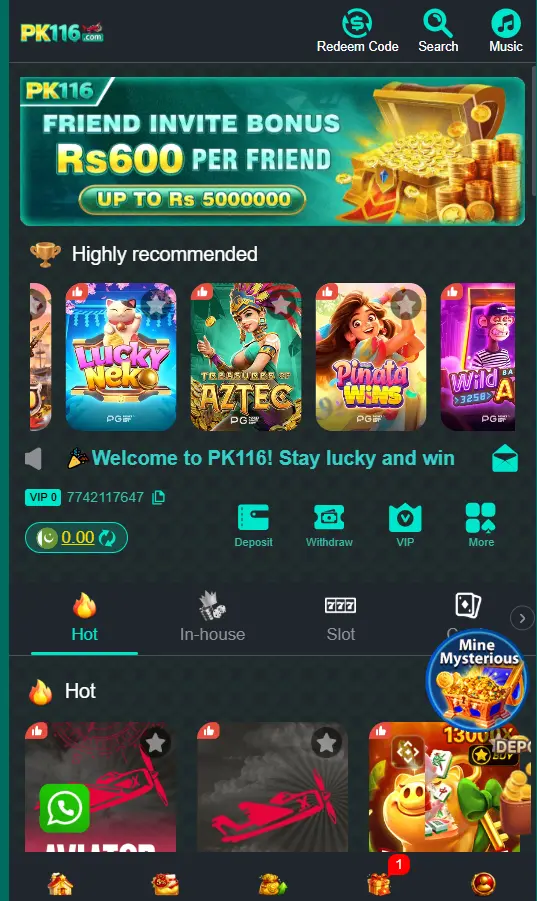 PK116 Game